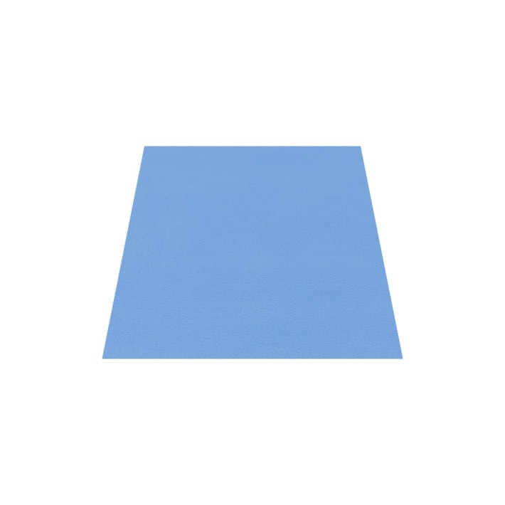 Pouf Morbido SCIVOLO Ignifugo CL1 - Dimensioni 60 x 45 x H 28 cm - Colore Azzurro