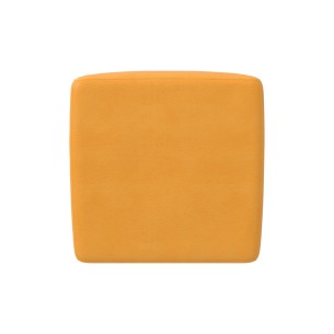 Pouf Morbido CUBO in Similpelle e Imbottitura Ignifuga CL1 - Dimensioni Lato 40 cm, H 40 cm  - Densità 40 kg/mc - Sfoderabile  2