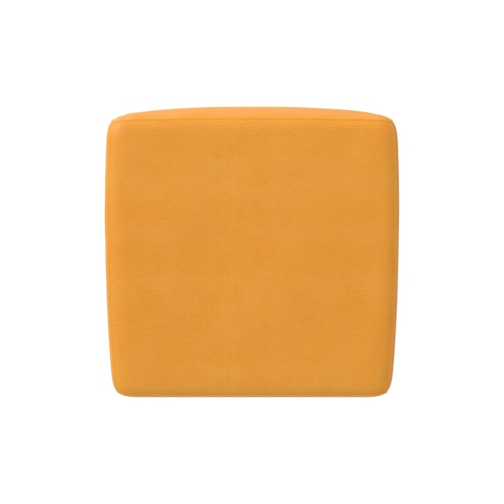 Pouf Morbido CUBO in Similpelle e Imbottitura Ignifuga CL1 - Dimensioni Lato 40 cm, H 40 cm  - Densità 40 kg/mc - Sfoderabile 