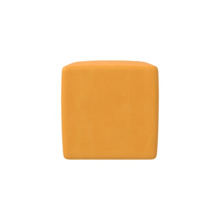 Pouf Morbido PARALLELEPIPEDO in Similpelle e Imbottitura Ignifuga CL1 - Dimensioni 30 x 60 cm, H 30 cm - Densità 40 kg/mc - 