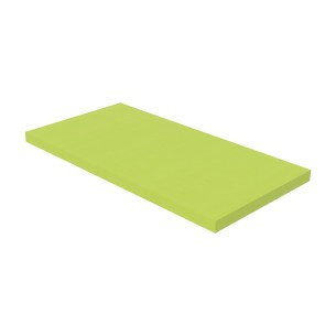Pouf Morbido Tappeto Ignifugo CL1 - Dimensioni 120 x 60 x H 5 cm - Colore Verde Chiaro