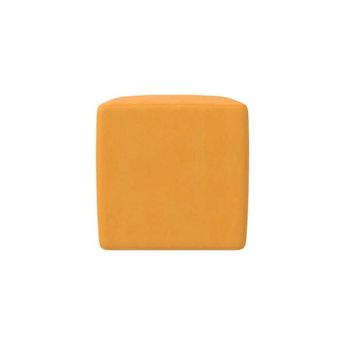 Pouf Morbido PARALLELEPIPEDO in Similpelle e Imbottitura Ignifuga CL1 - Dimensioni 30 x 60 cm, H 30 cm - Densità 27 kg/mc - 