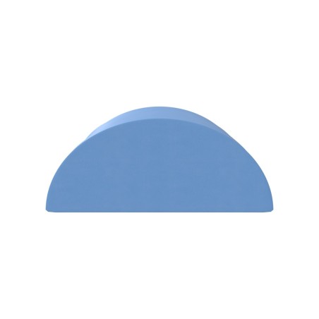 Pouf Morbido SEMICILINDRO LARGO ALTO in Similpelle e Imbottitura Ignifuga CL1 - Diametro 60/25 cm, H 60 cm - Densità 27kg/mc - 