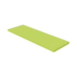 Pouf Morbido Tappeto Ignifugo CL1 - Dimensioni 180 x 60 x H 5 cm - Colore Verde Chiaro
