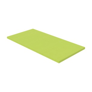 Pouf Morbido Tappeto Ignifugo CL1 - Dimensioni 200 x 100 x H 5 cm - Colore Verde Chiaro
