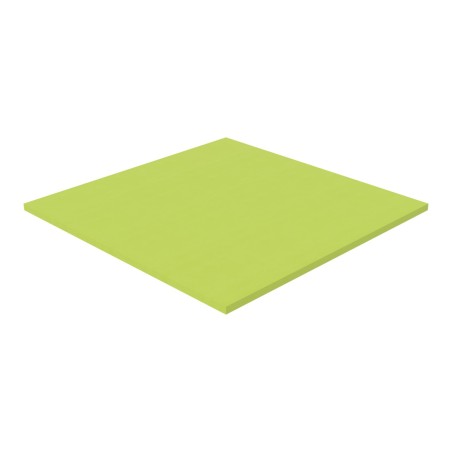 Pouf Morbido Tappeto Ignifugo CL1 - Dimensioni 200 x 200 x H 5 cm - Colore Verde Chiaro