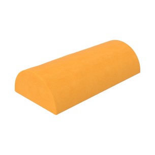 Pouf Morbido SEMICILINDRO GRANDE in Similpelle e Imbottitura Ignifuga CL1 - Diametro 30/15 cm, H 60 cm - Densità 27 kg/mc - 