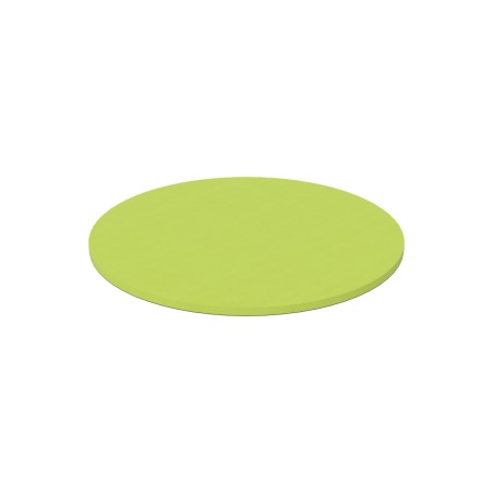 Pouf Morbido Tappeto Tondo Ignifugo CL1 - Diametro 188 cm - Altezza 5 cm - Colore Verde Chiaro