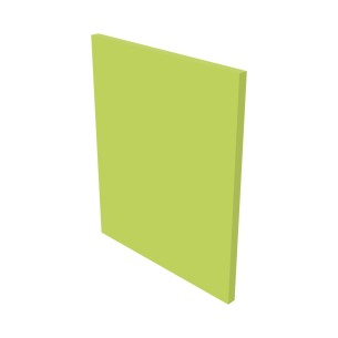 Pouf Morbido PROTEZIONE MURO Ignifugo CL1 - Dimensioni 100 x 120 x H 5 cm - Colore Verde Chiaro