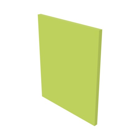 Pouf Morbido PROTEZIONE MURO Ignifugo CL1 - Dimensioni 100 x 120 x H 5 cm - Colore Verde Chiaro