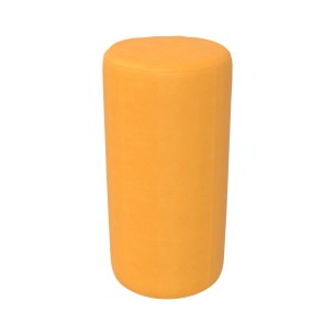 Pouf Morbido CILINDRO GRANDE in Similpelle e Imbottitura Ignifuga CL1 - Diametro 40 cm, H 80 cm - Densità 40kg/mc - Sfoderabile 