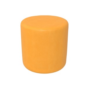Pouf Morbido CILINDRO in Similpelle e Imbottitura Ignifuga CL1 - Diametro 30 cm, H 30 cm - Densità 27kg/mc - Sfoderabile con 