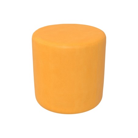 Pouf Morbido CILINDRO in Similpelle e Imbottitura Ignifuga CL1 - Diametro 30 cm, H 30 cm - Densità 27kg/mc - Sfoderabile con 
