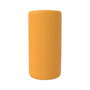 Pouf Morbido CILINDRO GRANDE in Similpelle e Imbottitura Ignifuga CL1 - Diametro 30 cm, H 60 cm - Densità 40kg/mc - Sfoderabile  2