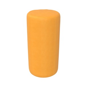 Pouf Morbido CILINDRO GRANDE in Similpelle e Imbottitura Ignifuga CL1 - Diametro 30 cm, H 60 cm - Densità 27kg/mc - Sfoderabile 