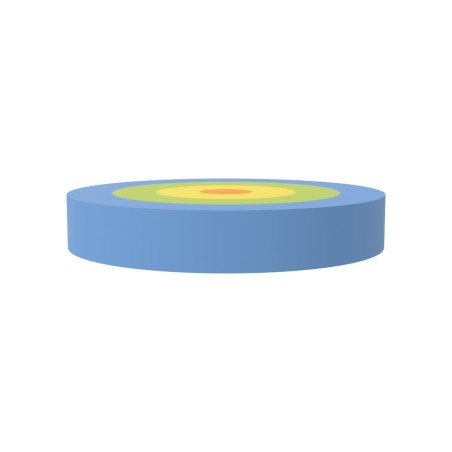 Pouf Morbido Modulo Piscina in Similpelle e Imbottitura Ignifuga CL1 - Ingombro Complessivo 180x180x30 cm - Densità 27kg/mc - 