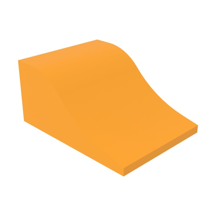 Pouf morbido ONDA similpelle e imbottitura ignifuga CL1, base 60x45 cm , H28cm, densità 27kg/mc, sfoderabile con zip protetta, 