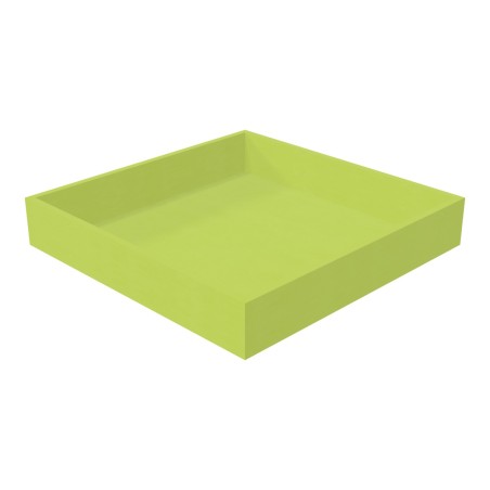 Pouf Morbido PISCINA QUADRATA PICCOLA Ignifuga CL1 - Dimensioni 180 x 180 x 5 cm H 30 cm - Colore Verde Chiaro