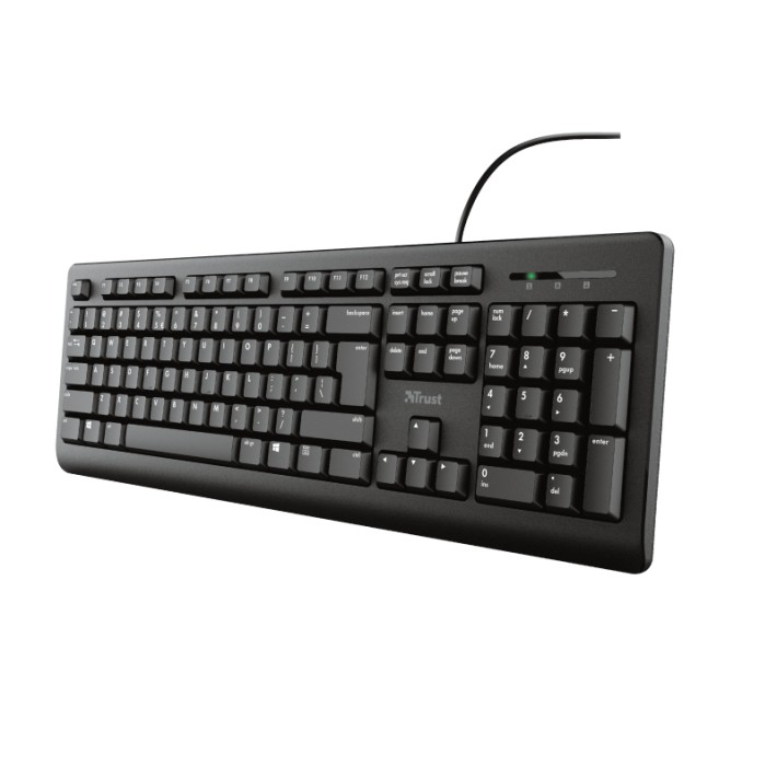 Trust TK-150 tastiera Universale USB QWERTY Inglese UK Nero