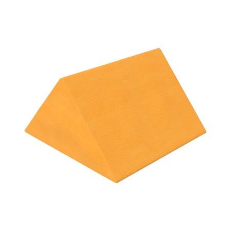Pouf Morbido TRIANGOLO in Similpelle e Imbottitura Ignifuga CL1 - Dimensioni Lato 30 cm, H 30 cm  - Densità 27 kg/mc - 