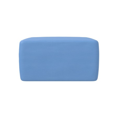 Pouf morbido SEDUTA QUADRO, similpelle e imbottitura ignifuga CL1, lato 60cm, H32cm, densità 27kg/mc, sfoderabile con zip 