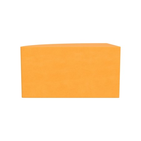 Pouf Morbido SEDUTA SPICCHIO in Similpelle e Imbottitura Ignifuga CL1 - Dimensioni Lato 48 cm, H 25 cm - Densità 27 kg/mc - 