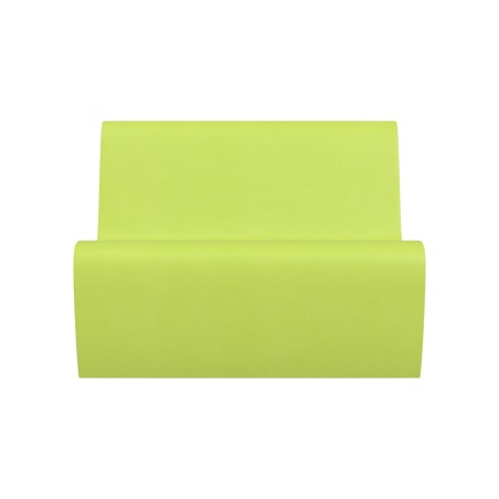Pouf morbido SEDUTA DIVANO 3posti, similpelle e imbottitura ignifuga CL1, base 100x70cm, H40cm, densità 40kg/mc, sfoderabile 