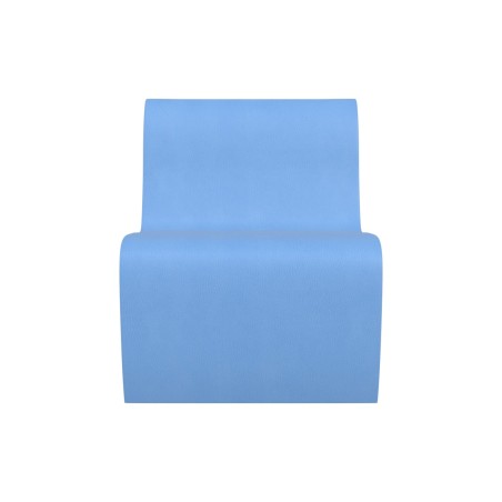 Pouf morbido SEDUTA POLTRONA , similpelle e imbottitura ignifuga CL1, base 50x60cm, H32cm, densità 27kg/mc, sfoderabile con zip 
