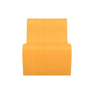 Pouf morbido SEDUTA POLTRONA , similpelle e imbottitura ignifuga CL1, base 50x60cm, H32cm, densità 40kg/mc, sfoderabile con zip  2
