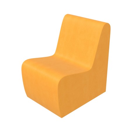Pouf Morbido SEDUTA POLTRONA in Similpelle e Imbottitura Ignifuga CL1 - Dimensioni Base 50 x 70 x H 40 cm  - Densità 27kg/mc - 