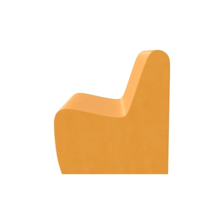 Pouf Morbido SEDUTA DIVANO 3 POSTI in Similpelle e Imbottitura Ignifuga CL1 - Dimensioni 100x70xH 40 cm - Densità 27 kg/mc - 