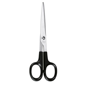 Lebez 4329 Forbici per attività manuali, Forbici da ufficio, Universale Taglio a zig zag Nero, Acciaio inox