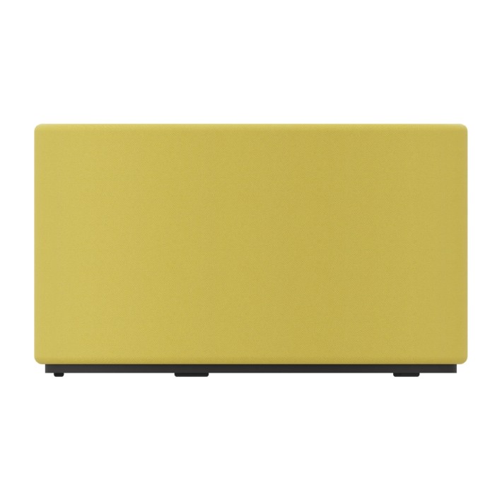 Pouf Giro in Tessuto Era - Diametro 60 cm - Altezza Seduta 45 cm - Colore Giallo