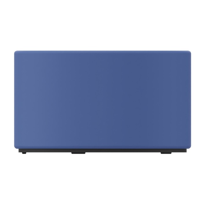 Pouf Giro in Tessuto Era - Diametro 60 cm - Altezza Seduta 45 cm - Colore Blu