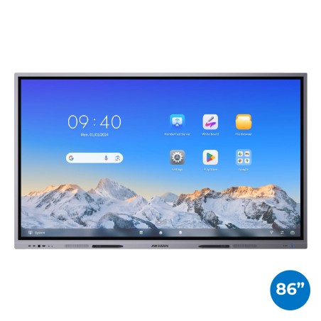 Monitor Touch Hikvision 86" - DS-D5A86RB/A2L - Serie Entry - Android 14 EDLA - 8 Gb - 128 Gb - Funzione Access Point Dual - con