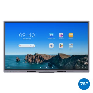 Monitor Touch Hikvision 75" - DS-D5A75RB/A3 - Serie Entry - Android 14 EDLA - 8 Gb - 128 Gb - Funzione Access Point Dual - con