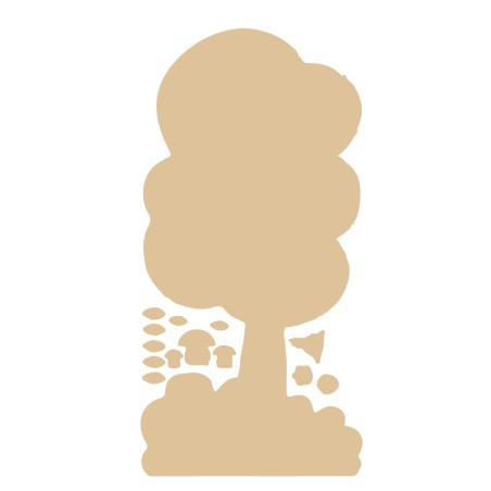 Albero Acero da Decorare in Legno Naturale - CWR