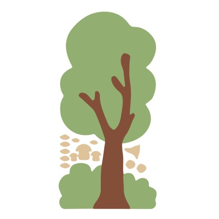 Albero Acero da Decorare in Legno Verniciato - Crea un Ambiente Funzionale