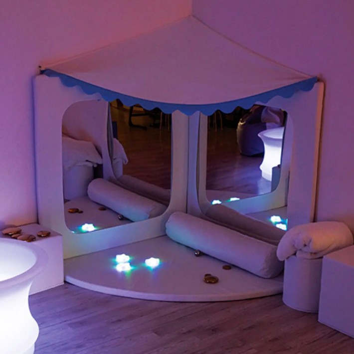 NOWA SZKOLA - Set Pareti con Specchi per Area Relax