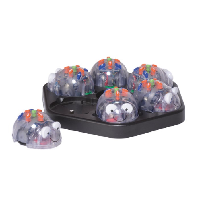 Blue-Bot Class Pack 6 Pezzi + Docking Station, Robot Educativo con Programmazione Avanzata
