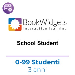 BookWidgets - Licenza per Studenti di 3 Anni per Utilizzo su Cloud e App