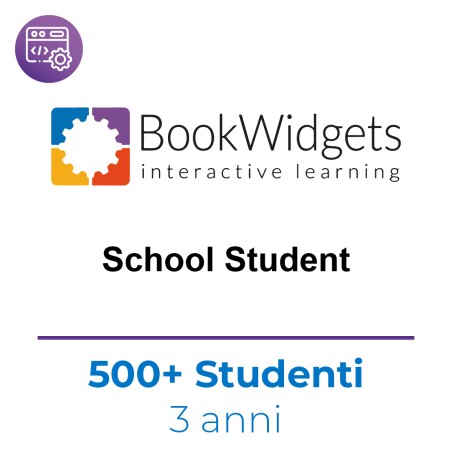 BookWidgets Scuola 500+ Studenti