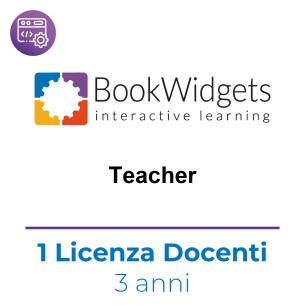 BookWidgets Teacher - Licenza Singolo Docente (1-9 Docenti) - Abbonamento 3 Anni