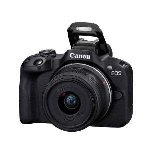 Canon EOS R50: Fotocamera Mirrorless APS-C con Obiettivo RF-S 18-45mm IS STM