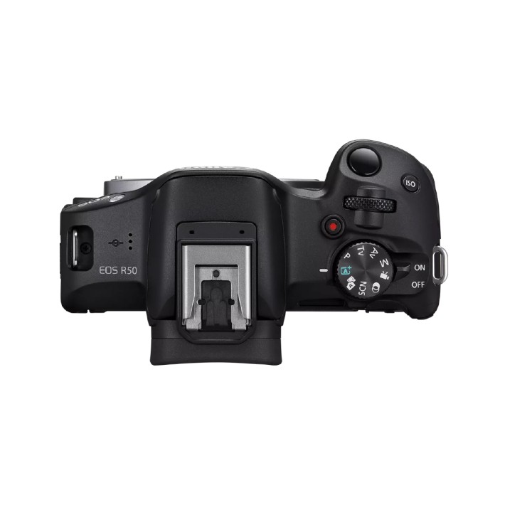 Canon EOS R50 BK + RF-S 18-45mm IS STM: Fotocamera Mirrorless e Obiettivo Versatili