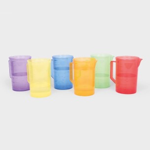 Set di 6 Brocche Tickit per l'Apprendimento delle Misure e dei Colori