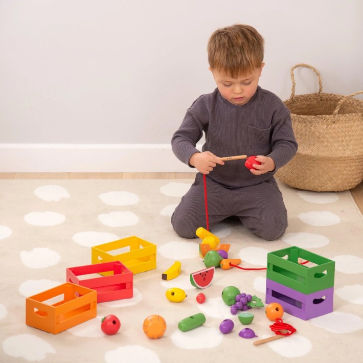 Set di Gioco Frutta e Verdura in Legno Tickit