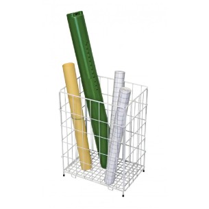 Cesto Portarotoli in Metallo 22x30x43 cm