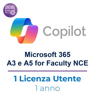 Copilot per Microsoft 365 A3 e A5 NCE for Faculty - Licenza per 1 Utente