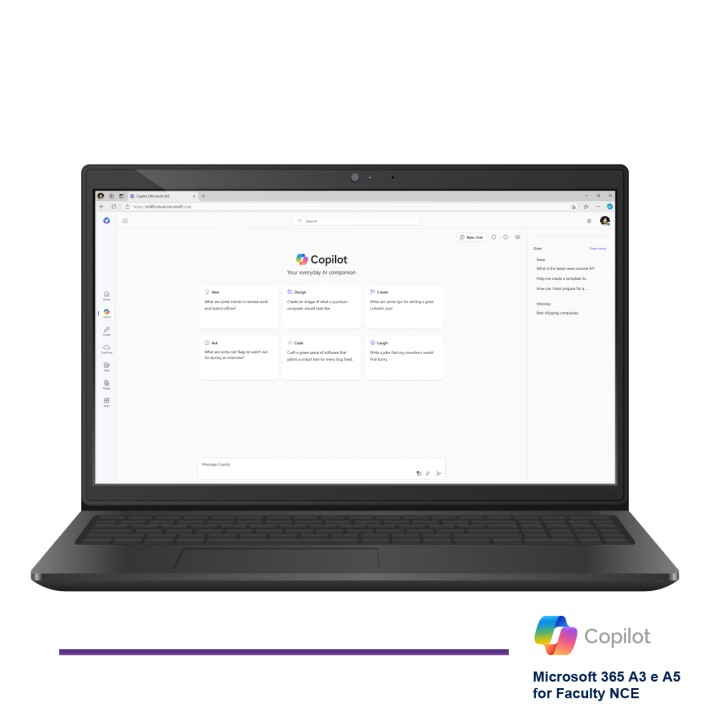 Copilot per Microsoft 365 A3 e A5 NCE for Faculty - Licenza per 1 Utente
